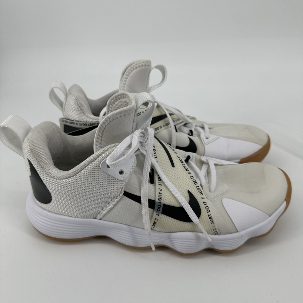 Nike Men's 9.5 React Hyperset White/Gum Buttons Low Basketball Shoes CI2955-100